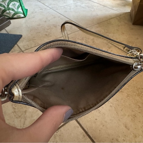 Coach White Wristlet - Picture 2 of 2